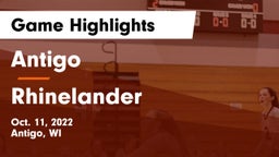 Antigo  vs Rhinelander  Game Highlights - Oct. 11, 2022
