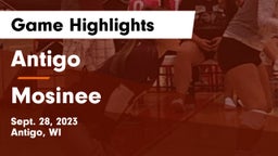 Antigo  vs Mosinee  Game Highlights - Sept. 28, 2023