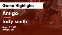 Antigo  vs lady smith Game Highlights - Sept. 2, 2023