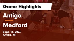 Antigo  vs Medford  Game Highlights - Sept. 16, 2023