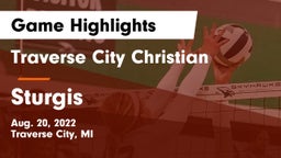 Traverse City Christian  vs Sturgis  Game Highlights - Aug. 20, 2022