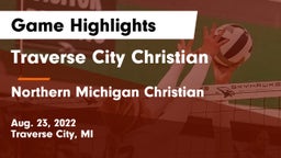 Traverse City Christian  vs Northern Michigan Christian  Game Highlights - Aug. 23, 2022