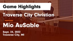 Traverse City Christian  vs Mio AuSable  Game Highlights - Sept. 24, 2022