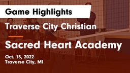 Traverse City Christian  vs Sacred Heart Academy Game Highlights - Oct. 15, 2022