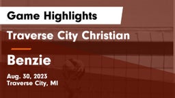 Traverse City Christian  vs Benzie Game Highlights - Aug. 30, 2023