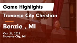 Traverse City Christian  vs Benzie , MI  Game Highlights - Oct. 21, 2023
