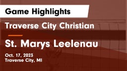 Traverse City Christian  vs St. Marys Leelenau  Game Highlights - Oct. 17, 2023