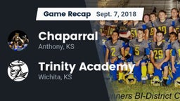 Recap: Chaparral  vs. Trinity Academy  2018