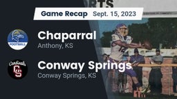 Recap: Chaparral  vs. Conway Springs  2023
