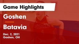 Goshen  vs Batavia Game Highlights - Dec. 2, 2021