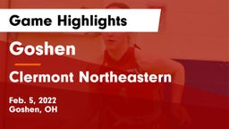 Goshen  vs Clermont Northeastern  Game Highlights - Feb. 5, 2022