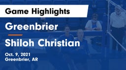 Greenbrier  vs Shiloh Christian  Game Highlights - Oct. 9, 2021