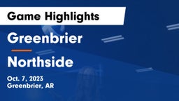 Greenbrier  vs Northside  Game Highlights - Oct. 7, 2023