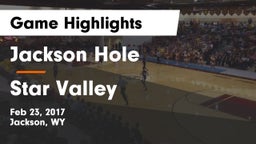 Jackson Hole  vs Star Valley  Game Highlights - Feb 23, 2017