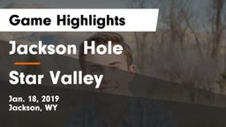 Jackson Hole  vs Star Valley  Game Highlights - Jan. 18, 2019