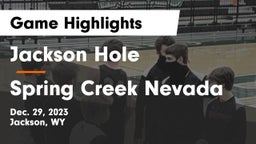 Jackson Hole  vs Spring Creek Nevada Game Highlights - Dec. 29, 2023