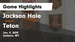 Jackson Hole  vs Teton  Game Highlights - Jan. 9, 2020