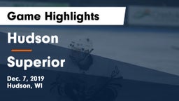 Hudson  vs Superior  Game Highlights - Dec. 7, 2019