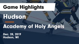 Hudson  vs Academy of Holy Angels  Game Highlights - Dec. 28, 2019