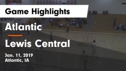 Atlantic  vs Lewis Central  Game Highlights - Jan. 11, 2019