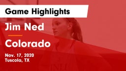 Jim Ned  vs Colorado  Game Highlights - Nov. 17, 2020