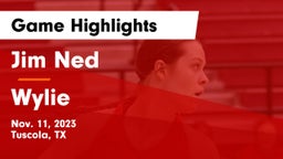 Jim Ned  vs Wylie  Game Highlights - Nov. 11, 2023