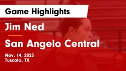 Jim Ned  vs San Angelo Central  Game Highlights - Nov. 14, 2023