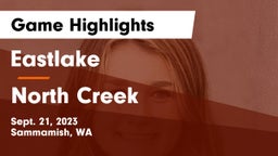 Eastlake  vs North Creek  Game Highlights - Sept. 21, 2023