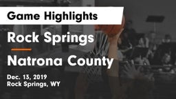 Rock Springs  vs Natrona County  Game Highlights - Dec. 13, 2019