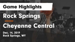 Rock Springs  vs Cheyenne Central Game Highlights - Dec. 14, 2019