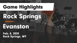 Rock Springs  vs Evanston  Game Highlights - Feb. 8, 2020