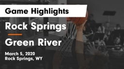 Rock Springs  vs Green River Game Highlights - March 5, 2020