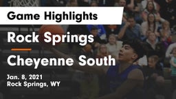 Rock Springs  vs Cheyenne South  Game Highlights - Jan. 8, 2021