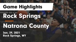 Rock Springs  vs Natrona County  Game Highlights - Jan. 29, 2021