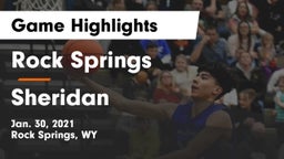 Rock Springs  vs Sheridan  Game Highlights - Jan. 30, 2021