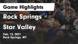 Rock Springs  vs Star Valley  Game Highlights - Feb. 13, 2021