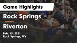 Rock Springs  vs Riverton  Game Highlights - Feb. 19, 2021