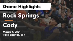 Rock Springs  vs Cody Game Highlights - March 4, 2021