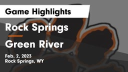 Rock Springs  vs Green River Game Highlights - Feb. 2, 2023