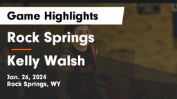 Rock Springs  vs Kelly Walsh Game Highlights - Jan. 26, 2024