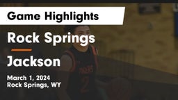 Rock Springs  vs Jackson Game Highlights - March 1, 2024