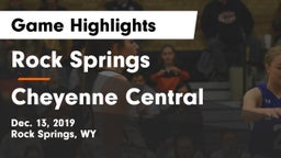 Rock Springs  vs Cheyenne Central  Game Highlights - Dec. 13, 2019