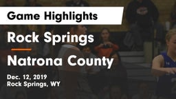 Rock Springs  vs Natrona County  Game Highlights - Dec. 12, 2019