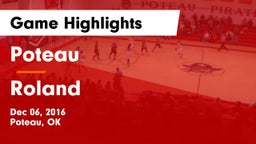 Poteau  vs Roland Game Highlights - Dec 06, 2016