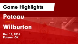 Poteau  vs Wilburton  Game Highlights - Dec 15, 2016