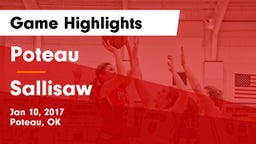 Poteau  vs Sallisaw  Game Highlights - Jan 10, 2017