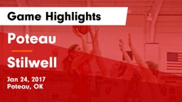 Poteau  vs Stilwell  Game Highlights - Jan 24, 2017