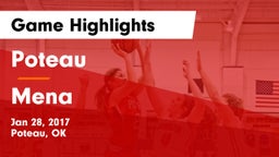 Poteau  vs Mena  Game Highlights - Jan 28, 2017