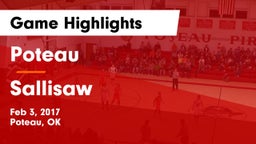 Poteau  vs Sallisaw  Game Highlights - Feb 3, 2017