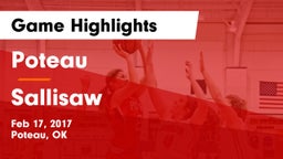 Poteau  vs Sallisaw Game Highlights - Feb 17, 2017